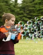 NICEkids Pusca automata de apa 2 in 1 Water Bubble Orange