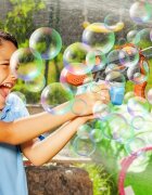NICEkids Pusca automata de apa 2 in 1 Water Bubble Orange