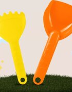 NICEkids Set 6 jucarii de nisip Sandbox Yellow