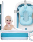 NICEkids Set Cadita pliabila cu Hamac inclus Blue