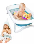 NICEkids Set Cadita pliabila cu Hamac inclus Blue