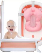 NICEkids Set Cadita pliabila cu Hamac inclus Pink