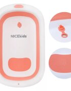 NICEkids Set Cadita pliabila cu Hamac inclus Pink
