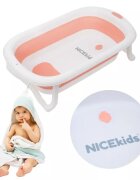 NICEkids Set Cadita pliabila cu Hamac inclus Pink