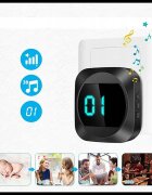 NICEkids Sonerie Wireless cu Termometru raza actiune 200m Negru
