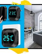 NICEkids Sonerie Wireless cu Termometru raza actiune 200m Negru