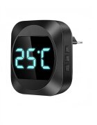 NICEkids Sonerie Wireless cu Termometru raza actiune 200m Negru
