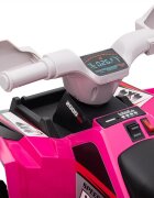 Nichiduta Atv electric copii Racing 01 Rose Red 45w acumulator 6V4.5Ahfaruri ledroti robuste