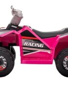 Nichiduta Atv electric copii Racing 01 Rose Red 45w acumulator 6V4.5Ahfaruri ledroti robuste