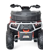 Nichiduta Atv electric copii Ultimate Race Blue 12Vroti eva2 motoareportbagaj cu capacfaruri ledfunctie swing si slow startamortizor cu arc pe spate