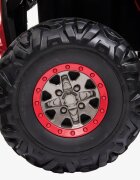 Nichiduta Atv electric pentru copii Desert 90W Black Acumulator 12V 7Ah Telecomanda 2.4G Roti din cauciuc EVA Pornire la buton Unitate audio cu muzica si display SuspensiiSpatar inalt