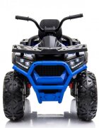 Nichiduta Atv electric pentru copii Desert 90W BlueAcumulator 12V 7Ah Telecomanda 2.4G Roti din cauciuc EVA Pornire la buton Unitate audio cu muzica si display SuspensiiSpatar inalt
