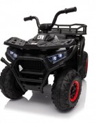Nichiduta Atv electric pentru copii Desert XRobust 4x4 Speed Black cu telecomanda4 motoare acumulator 24V 4.5Ahsuport picioareefecte sonorefaruri cu lumini LEDpornire la buton pedala acceleratie