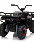Nichiduta Atv electric pentru copii Desert XRobust Speed Black cu 2 motoaretelecomandaacumulator 12V 4.5Ahroti rezistentesuport picioaremanere ergonomiceefecte sonorefaruri cu lumini LEDpornire la buton