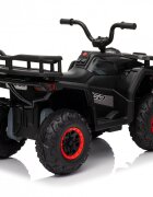 Nichiduta Atv electric pentru copii Desert XRobust Speed Black cu 2 motoaretelecomandaacumulator 12V 4.5Ahroti rezistentesuport picioaremanere ergonomiceefecte sonorefaruri cu lumini LEDpornire la buton