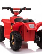 Nichiduta Atv electric pentru copii Speed 1 Red 25 W Acumulator 6V 4.5Ah Roti rezistente Pornire la buton Suport picioare lat Mers inainteinapoi Viteza 3-5kmh