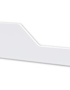 Nichiduta Bariera de protectie pentru patut din lemn 120x60 cm Alb
