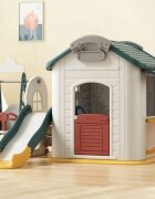 Nichiduta Casuta pentru copii cu leagan si tobogan Toy House