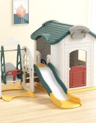 Nichiduta Casuta pentru copii cu leagan si tobogan Toy House