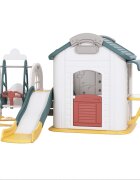 Nichiduta Casuta pentru copii cu leagan si tobogan Toy House