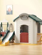 Nichiduta Casuta pentru copii cu leagan si tobogan Toy House
