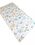 Nichiduta Cearceaf din bumbac cu elastic 120 x 60 cm Vulpita
