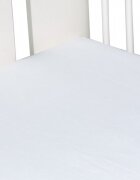 Nichiduta Cearceaf din bumbac cu elastic 120x60 cm Alb