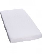Nichiduta Cearceaf din bumbac cu elastic 120x60 cm Alb