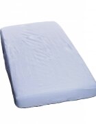 Nichiduta Cearceaf din bumbac cu elastic 120x60 cm Albastru