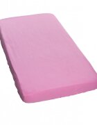 Nichiduta Cearceaf din bumbac cu elastic 120x60 cm Roz