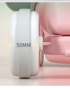 Nichiduta Garden Balansoar 3 in 1 Pink transformabil in vehicul fara pedale cu maner parental Roti EVA Centuri de siguranta jucarie muzicala spatar si bara de siguranta detasabile