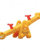 Nichiduta Garden Balansoar pentru copii Giraffe cu doua locuri si manere de sustinere reglabil pe inaltime greutate maxima admisa 100 kg dimensiune 116 x 33 x 39 cm