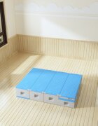 Nichiduta Garden Bancuta modulara multifunctionala Step Stool Blue 123 x 122 x 62 cm