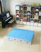 Nichiduta Garden Bancuta modulara multifunctionala Step Stool Blue 123 x 122 x 62 cm