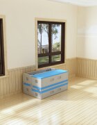Nichiduta Garden Bancuta modulara multifunctionala Step Stool Blue 123 x 122 x 62 cm