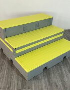 Nichiduta Garden Bancuta modulara multifunctionala Step Stool Yellow 123 x 122 x 62 cm