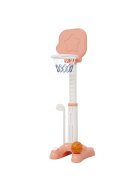 Nichiduta Garden Cos de baschet multifunctional 3 in 1 First basketball hoop Roz cu Set de golf si Darts