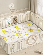 Nichiduta Garden Gardulet loc de joaca interiorexterior 240x200cm cu poarta de sigurantacos de baschet tabla de scriscovoras din spuma 1cm grosimecuburicosulet pliabil si 100 bile Moon Coffee