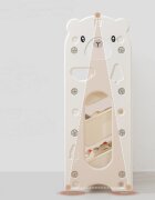 Nichiduta Garden Organizator pentru copii Blue Bear cu rafturi deschise pe 4 nivele include 8 cutii mici si 4 cutii mari dimensiune 33 x 86 x 85 cm