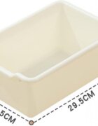 Nichiduta Garden Organizator pentru copii White Bear cu rafturi deschise pe 3 nivele include 5 cutii mici si 2 cutii mari dimensiune 66 x 33 x 66 cm