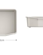 Nichiduta Garden Organizator pentru jucarii Butterfly Yellow cu 3 nivele si 6 cutii depozitare margini rotunjite 77x66x32 cm