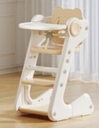 Nichiduta Garden Scaun de masa pentru copii Brown Bear utilizare multipla cu tavita reglabila si detasabila spatiu de depozitare dimesniune 87 x 45 x 56 cm
