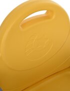 Nichiduta Garden Set masuta 82.5 x 52 x 48.5 cm si 2 scaunele ergonomice cu spatar si manere laterale pentru copii Yellow varsta 3-6 ani