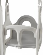 Nichiduta Garden Spatiu de joaca pentru copii Sky Bear 2 GreyWhite cu tobogan leagan scara si manere de sustinere zona de observare cu telescop integrat dimensiune 163 x 105 x 140 cm