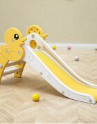 Nichiduta Garden Tobogan Duck Yellow interiorexterior cu margini rotunjite Protectii laterale Lungime panta alunecare 115 cm Varsta 1 an+