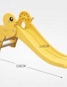Nichiduta Garden Tobogan Duck Yellow interiorexterior cu margini rotunjite Protectii laterale Lungime panta alunecare 115 cm Varsta 1 an+