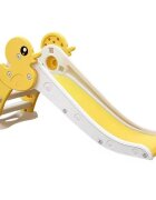 Nichiduta Garden Tobogan pentru copii Duck Yellow cu Margini rotunjite Manere Trepte late Panta de alunecare neteda cu lungime 115 cm