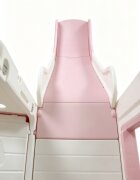 Nichiduta Garden Tobogan pentru copii Sky Bear Pink structura ergonomica cu mini-cos de baschet zona de observare cu telescop integrat scara si manere de sustinere dimensiune 155 x 87 x 69 cm
