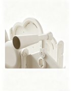 Nichiduta Garden Tobogan pentru copii Sky Bear Pink structura ergonomica cu mini-cos de baschet zona de observare cu telescop integrat scara si manere de sustinere dimensiune 155 x 87 x 69 cm