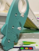 Nichiduta Garden Tobogan pliabil Rocket Star Verde pentru exterior sau interior cu margini rotunjite trepte late manere